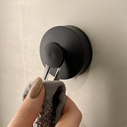 Suction Wall Hooks Heavy Duty Stainless Steel Towel Holder Bathroom Kitchen Removable Vacuum Mount Coat Hanger for Shower Glass Tile