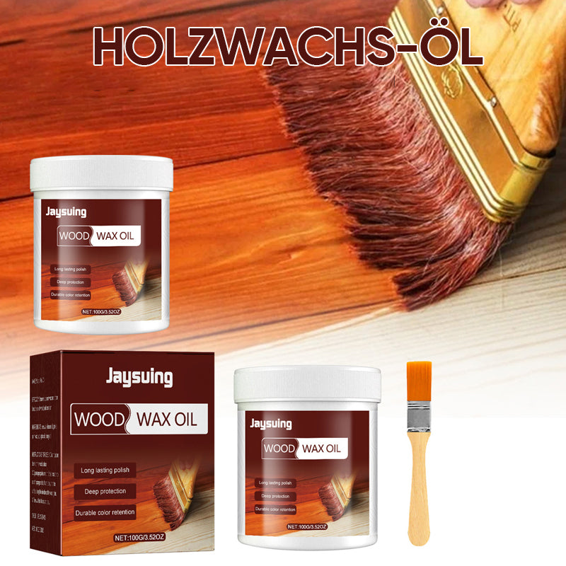 Wood Sealer and Protector Wax Oil for Decks, Fences & Outdoor Furniture – Weatherproof Finish Restores Natural Grain on Hardwood, Cedar, Pin