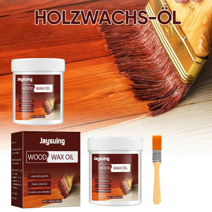 Wood Sealer and Protector Wax Oil for Decks, Fences & Outdoor Furniture – Weatherproof Finish Restores Natural Grain on Hardwood, Cedar, Pin