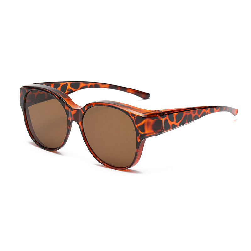 Polarized Over-Prescription Sunglasses Cat-Eye Style UV400 Protection Lightweight Flexible Frame for Outdoor Driving Fishing