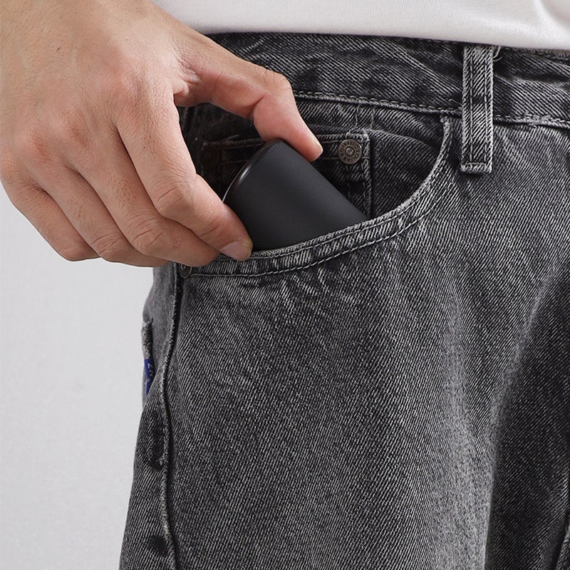 Travel-Size Rechargeable Men's Foil Shaver with USB-C Charging for On-the-Go Grooming