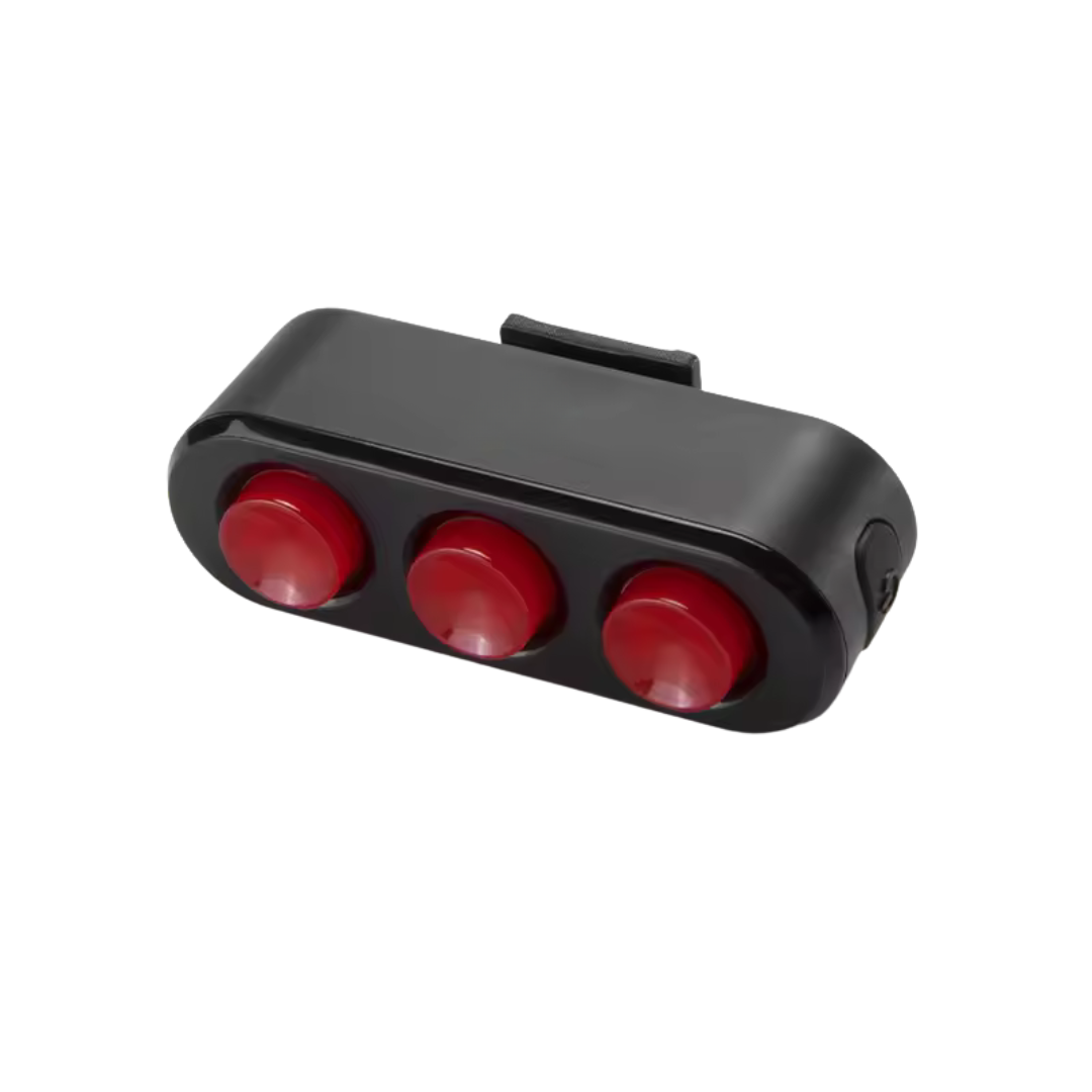 Luz trasera de bicicleta con sensor de movimiento y alerta de frenado automático: LED de seguridad recargable para bicicletas de ruta y montaña