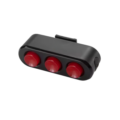 Luz trasera de bicicleta con sensor de movimiento y alerta de frenado automático: LED de seguridad recargable para bicicletas de ruta y montaña