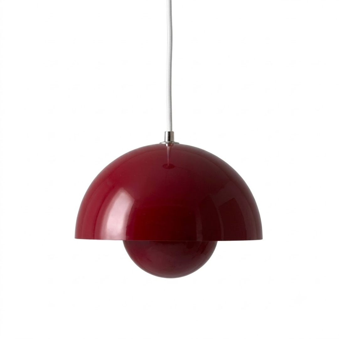 Hanging Planter Light Fixture with Built-In Pot for Indoor Plants & Modern Scandinavian Farmhouse Decor