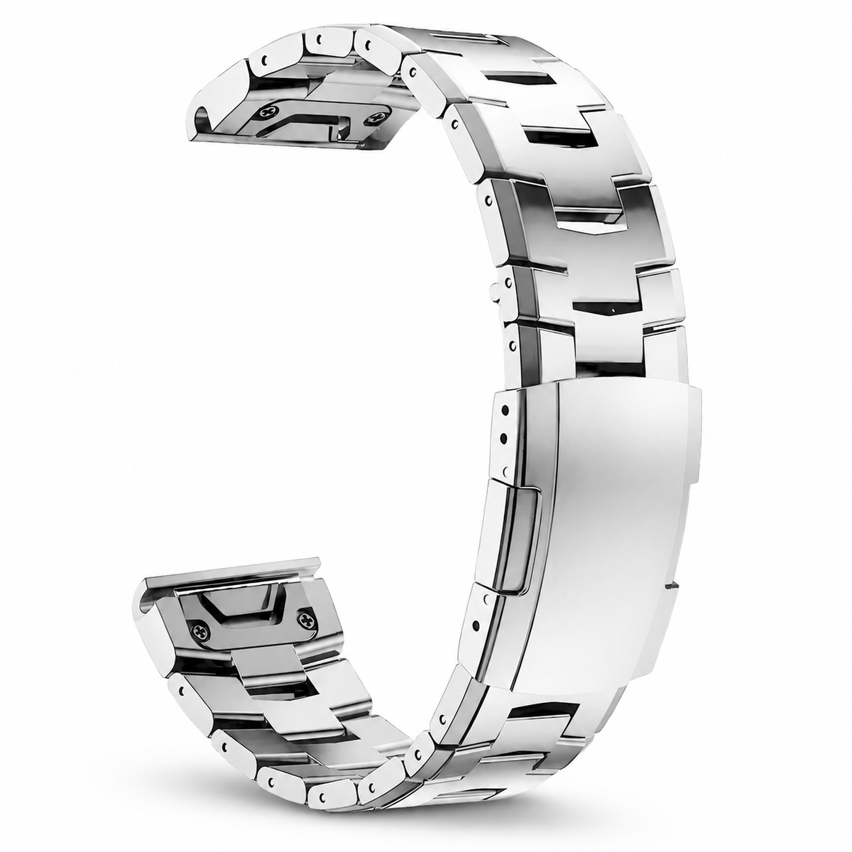 Premium Titanium Watch Band for Garmin Fenix 9 – Metal Link Bracelet with Tool-Free QuickFit Connection – 22mm & 26mm Options for 47mm /