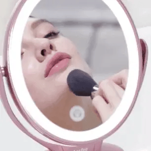 Makeup Mirror 5x Magnification Adjustable LED & USB Rechargeable