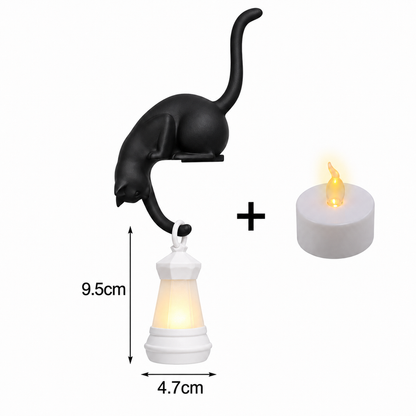 Curious Charlie™ – Cat Shelf Lamp