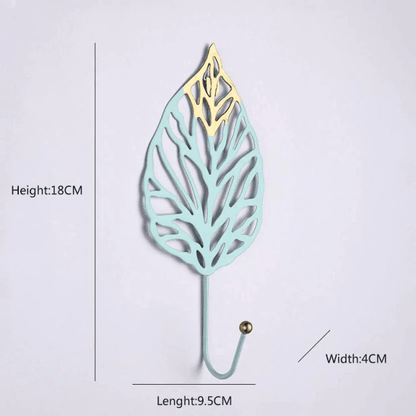 Nature's Foliage Metal Wall Hooks