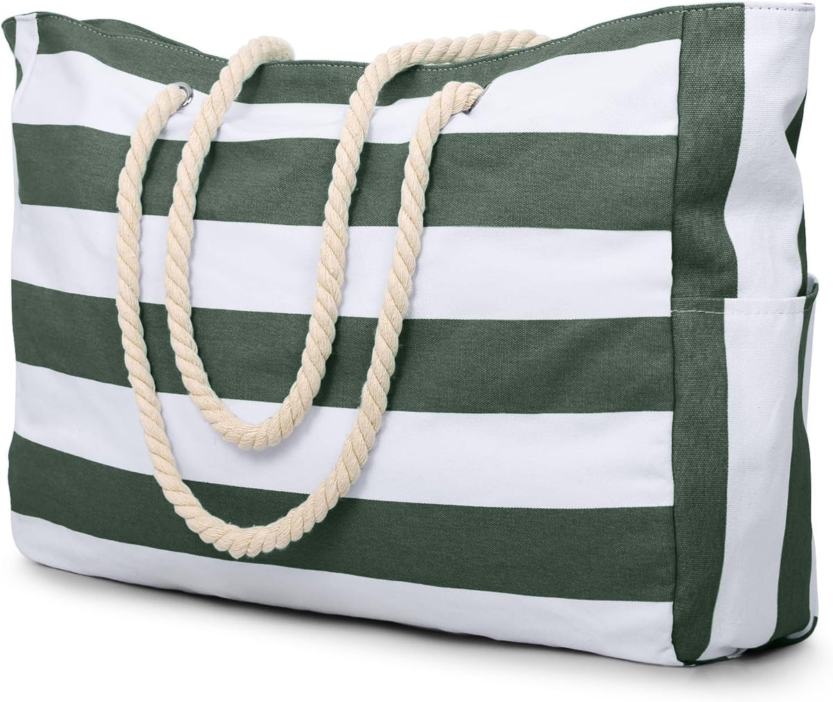 Colección Coastal | Bolso de playa grande e impermeable con cierre de cremallera | Diseño a prueba de arena para aventuras veraniegas sin esfuerzo