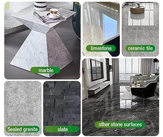 Advanced Surface Sealant for Stone, Wood & Tile Floors – Crystal-Clear Protective Finish for Kitchen Countertops, Hardwood, Marble & Granite