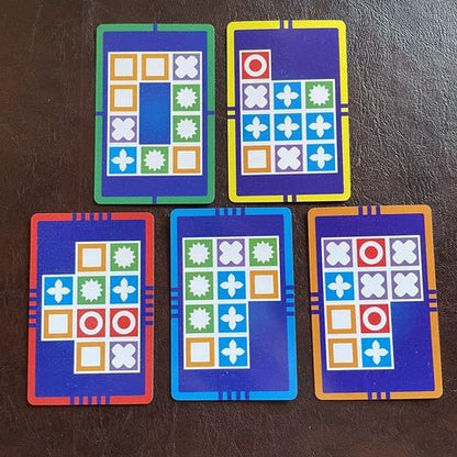 Pattern Matching Block Game for Kids – Educational Puzzle with 20 Blocks & 60 Challenge Cards for Ages 3+