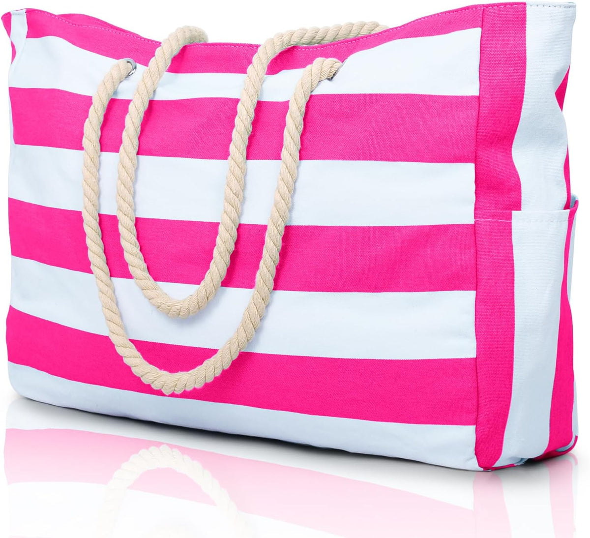 Colección Coastal | Bolso de playa grande e impermeable con cierre de cremallera | Diseño a prueba de arena para aventuras veraniegas sin esfuerzo