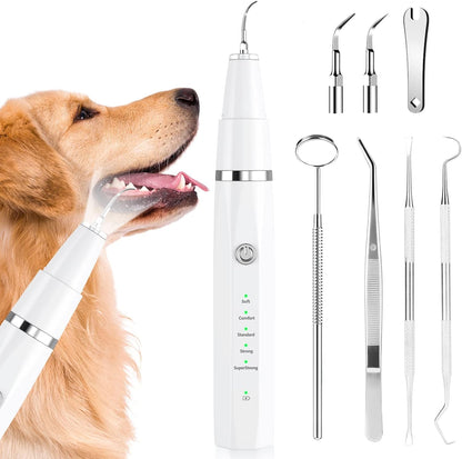 Limpiador ultrasónico doméstico de dientes para mascotas: herramienta de cuidado dental suave para perros y gatos