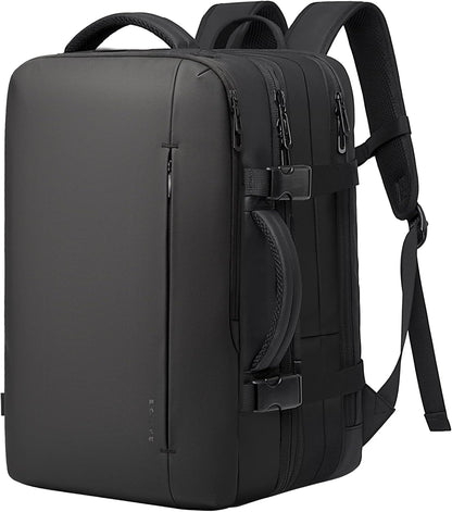 Convertible Carry-On Backpack with Laptop Compartment | Water-Resistant Travel Bag with Duffle Mode | Fits 17-Inch Laptop | Security Pocket