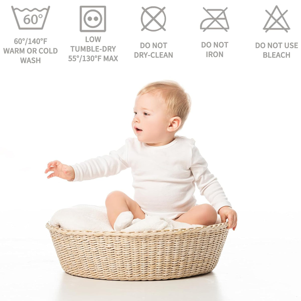 CozyNest | Protector impermeable para colchón de cuna con tela suave gris | Silencioso y lavable a máquina para la máxima comodidad del bebé
