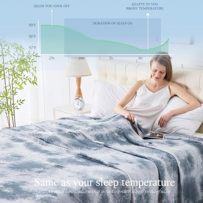 Chill Comfort | Manta refrescante con tejido termorregulador | Suave y transpirable para mayor confort durante todo el año