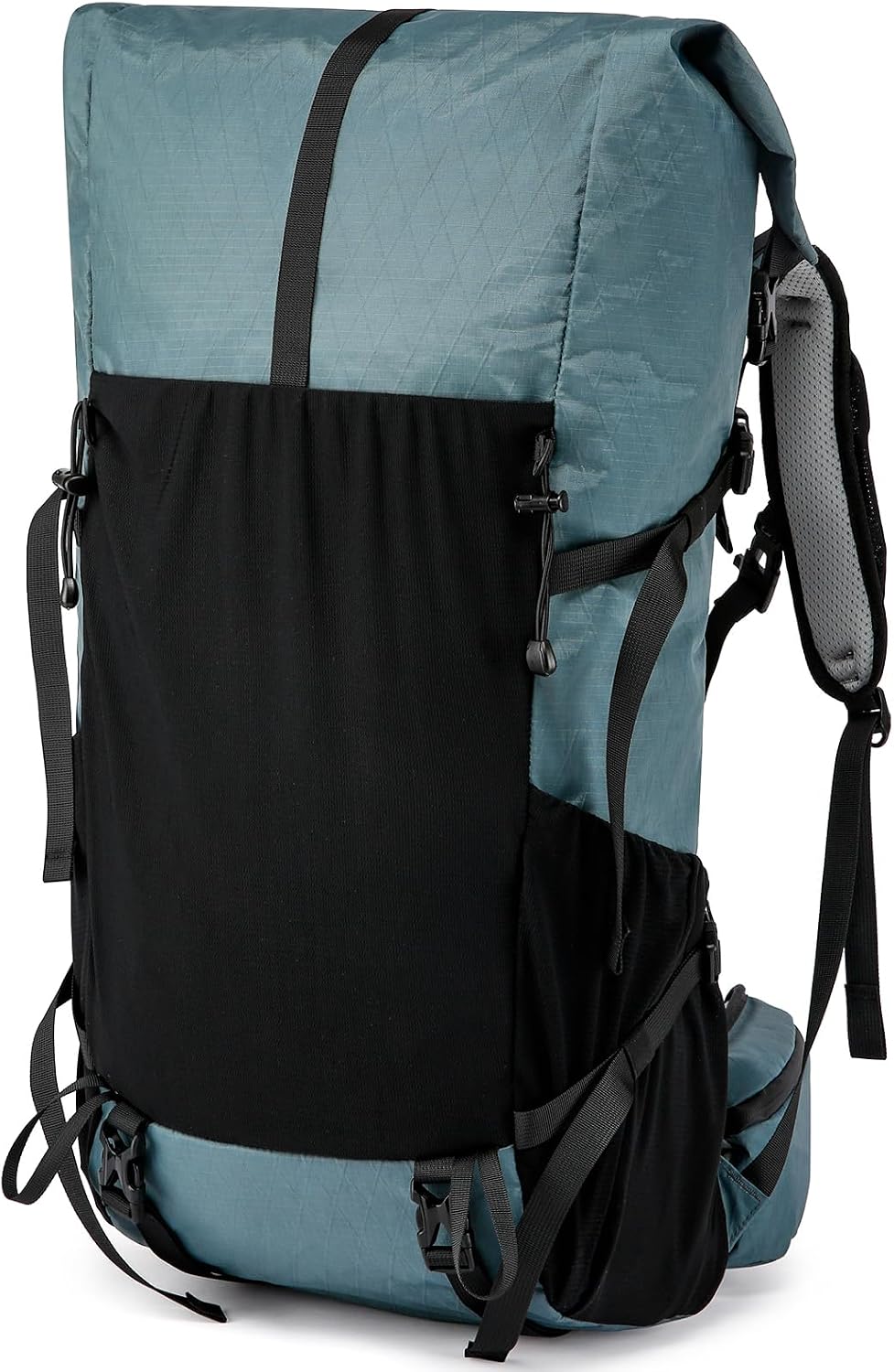 Equipo de aventura | Mochila de senderismo de 50L con armazón interno y diseño ligero | Bolsa de viaje duradera para montañismo y acampada