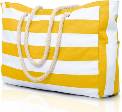 Colección Coastal | Bolso de playa grande e impermeable con cierre de cremallera | Diseño a prueba de arena para aventuras veraniegas sin esfuerzo