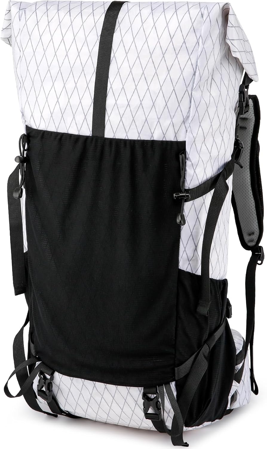 Equipo de aventura | Mochila de senderismo de 50L con armazón interno y diseño ligero | Bolsa de viaje duradera para montañismo y acampada