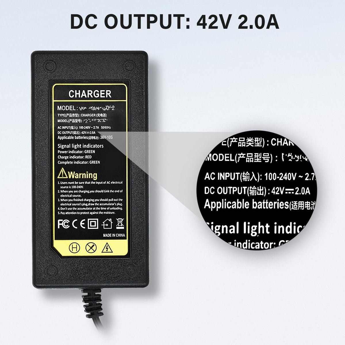 Replacement Power Charger with 7-Piece Universal Adapter Set