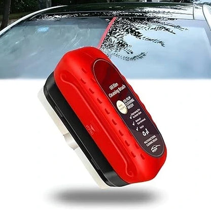 Windshield Cleaning Tool for Fog & Streak Removal – Hydrophobic Glass Coating Brush with Sponge Applicator for Car Windows & Mirrors