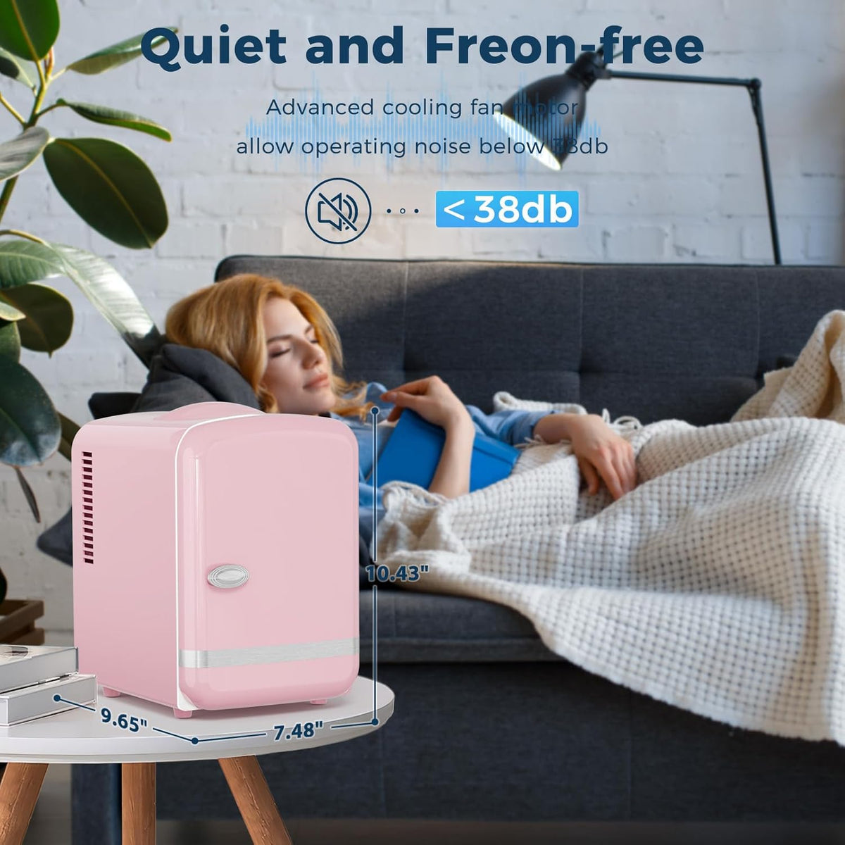 Portable Mini Fridge | 4L Portable Cooler & Warmer with Dual Functionality | Ideal for Madication, Skincare, Beverages & Snacks