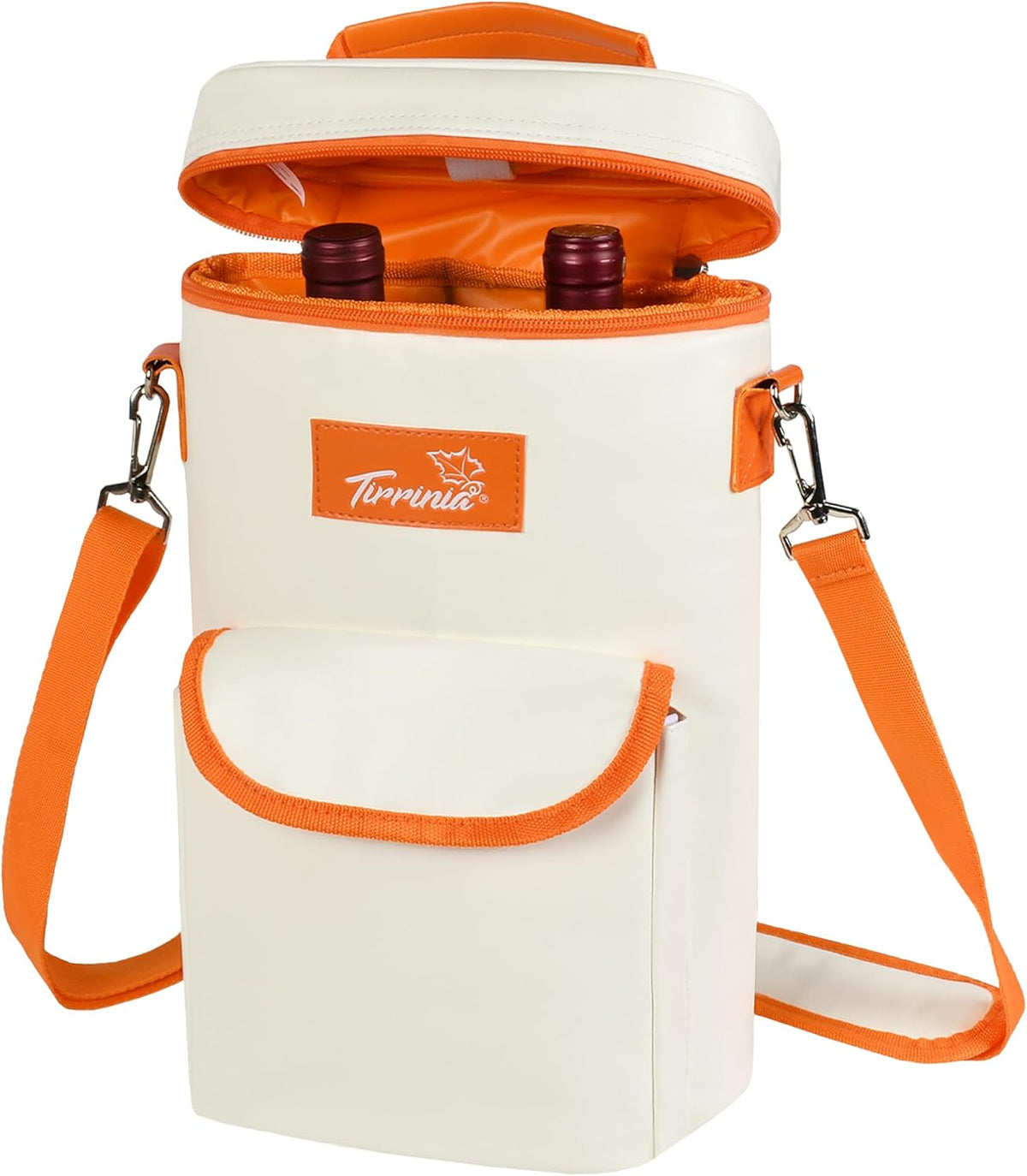 Bolsa térmica para vino con diseño acolchado | Enfriador a prueba de fugas para viajes y fiestas