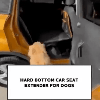 Pet Comfort | Funda de asiento de coche con base rígida para perros con protección impermeable | Solución de viaje segura para mascotas