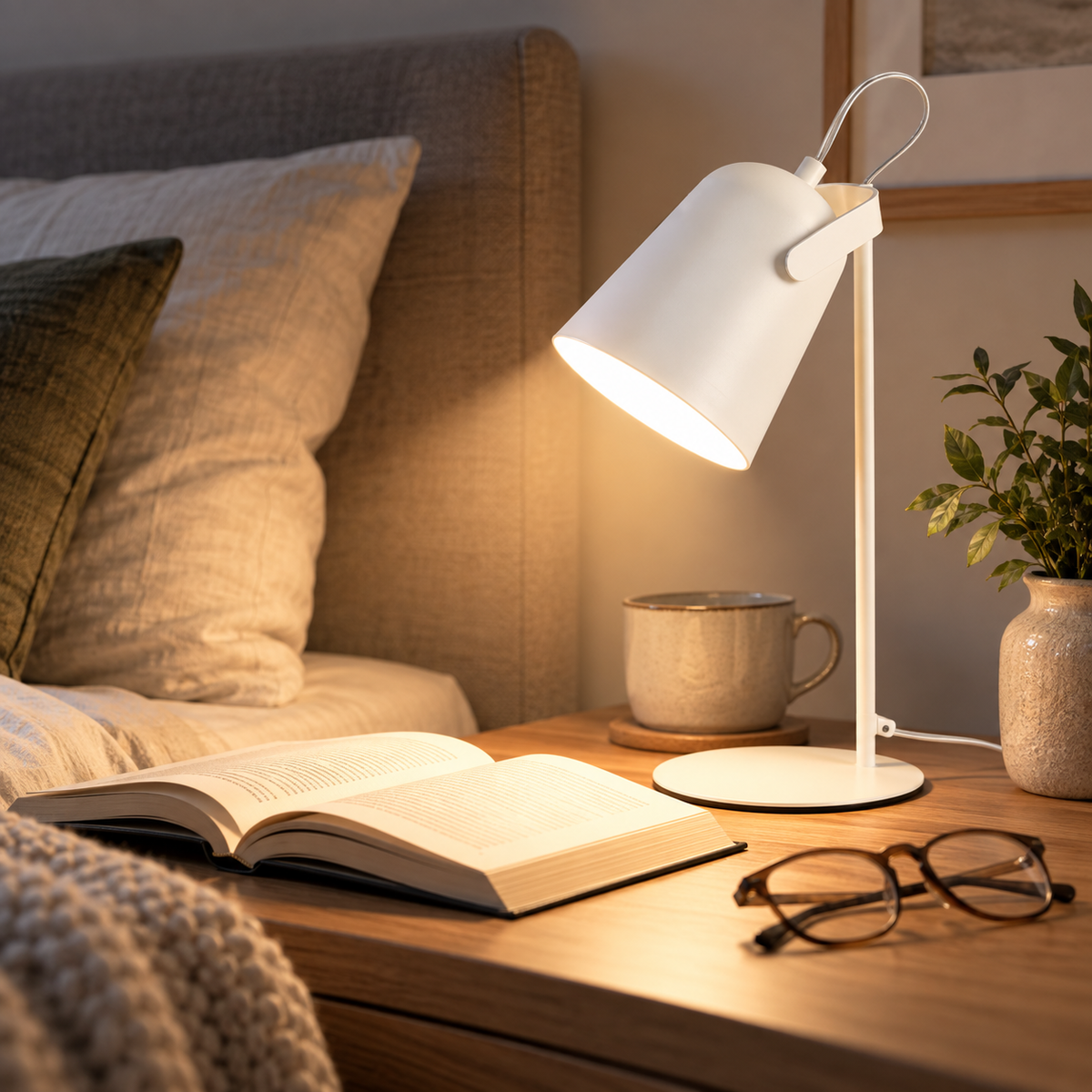 DESKFLARE – Lámpara de escritorio ajustable para iluminación diaria dirigida