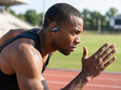FitSyncbud | Gym Earbuds with Secure-Fit Design & 80-Hour Battery Life | Waterproof Audio for Intense Workouts