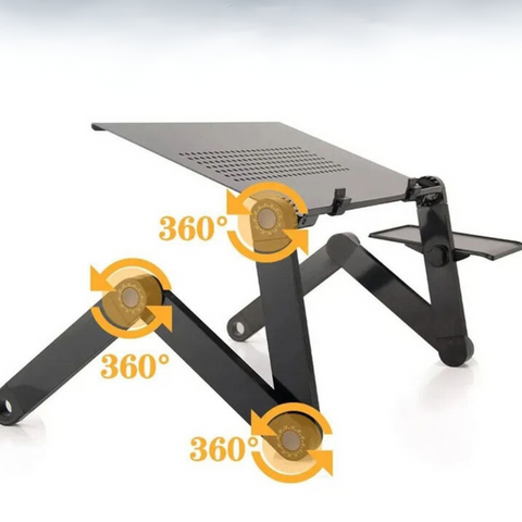 Soporte ajustable para portátil | Giratorio 360° | Promueve una postura saludable