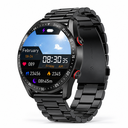 Health-Tracking & Bluetooth Smartwatch (IP67 Water-Resistant)