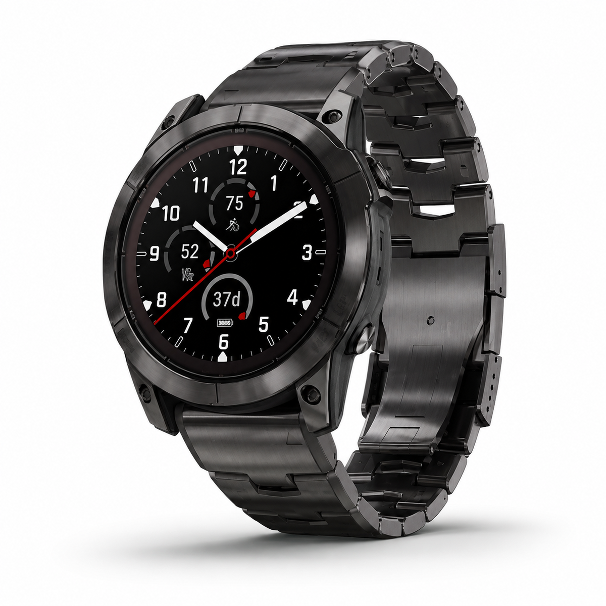 Premium Titanium Watch Band for Garmin Fenix 9 – Metal Link Bracelet with Tool-Free QuickFit Connection – 22mm & 26mm Options for 47mm /