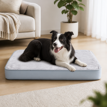 Ortekor Orthopedic Memory Foam & Non-Slip Dog Bed (Removable Cover)