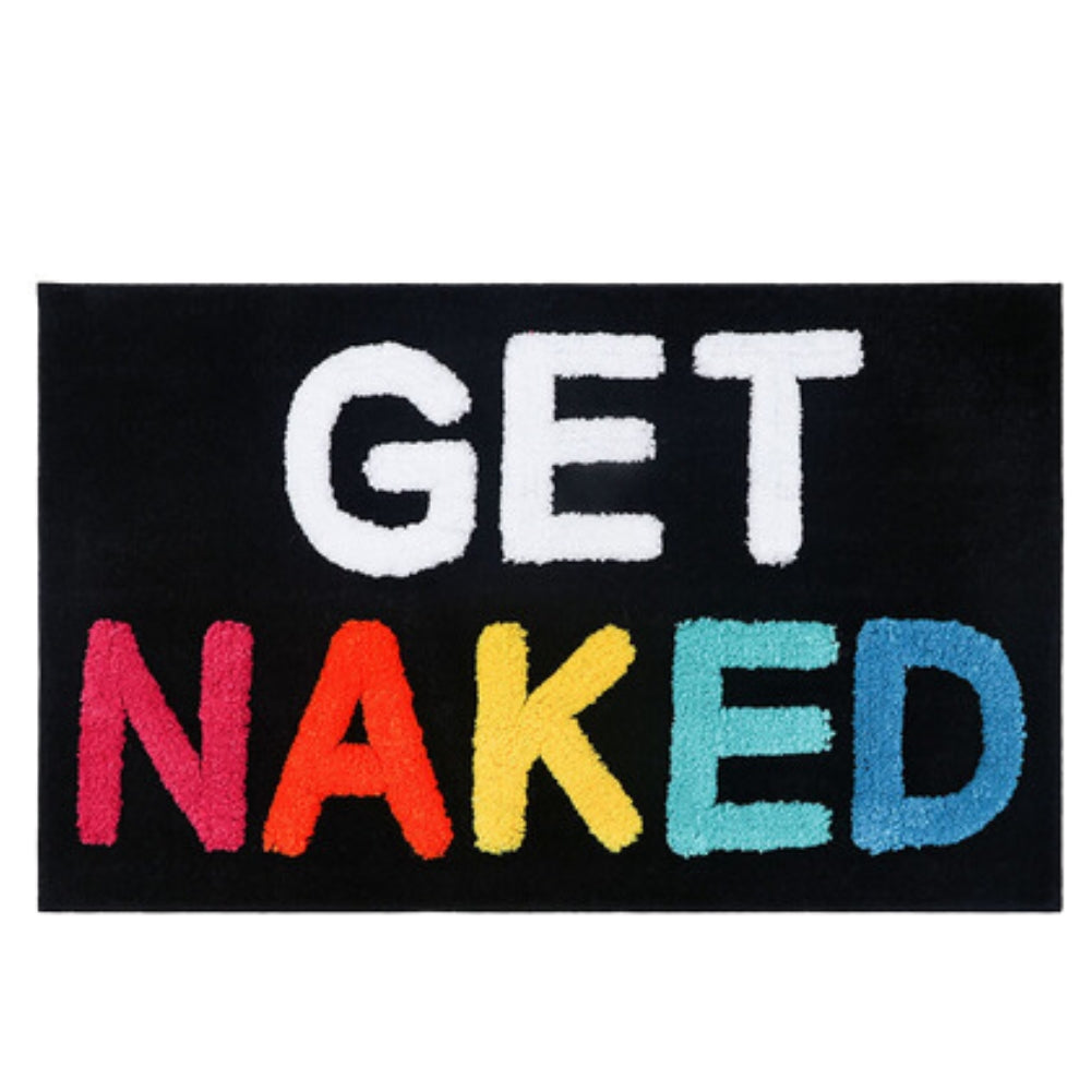 Get Naked Bathroom Mat - Microfiber, Non-Slip, Absorbent