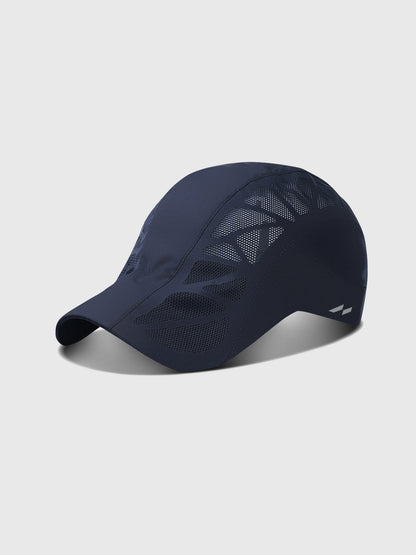 Ventilated Performance Running Hat with Curved Brim for Men & Women – Adjustable Quick-Dry Sport Cap for Jogging, Trail Running & Gym