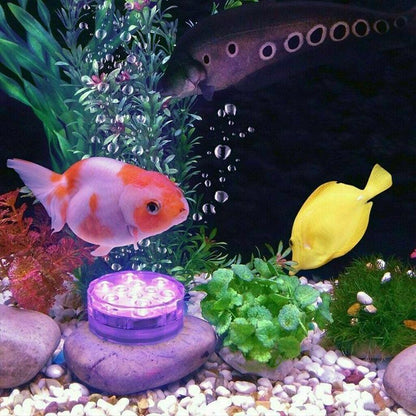 Submersible LED Pool Light with Remote Control, Waterproof Magnetic Suction Cup Underwater RGB Color Changing Accent Lighting for Pools