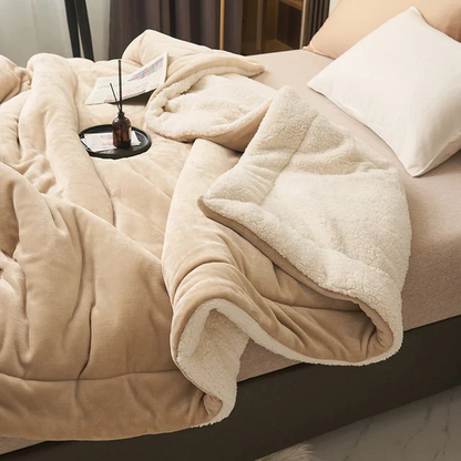 Plush Flannel Fleece Throw Blanket for Bed & Couch – Reversible Solid Color Design, Machine Washable, Double-Sided Warmth for Bedroom