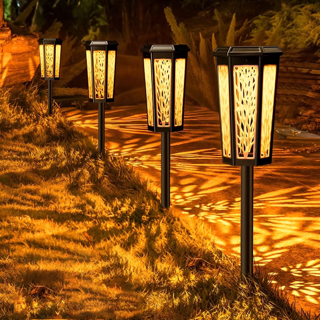 GARDENGLEAM – Lámpara solar para un cálido resplandor nocturno