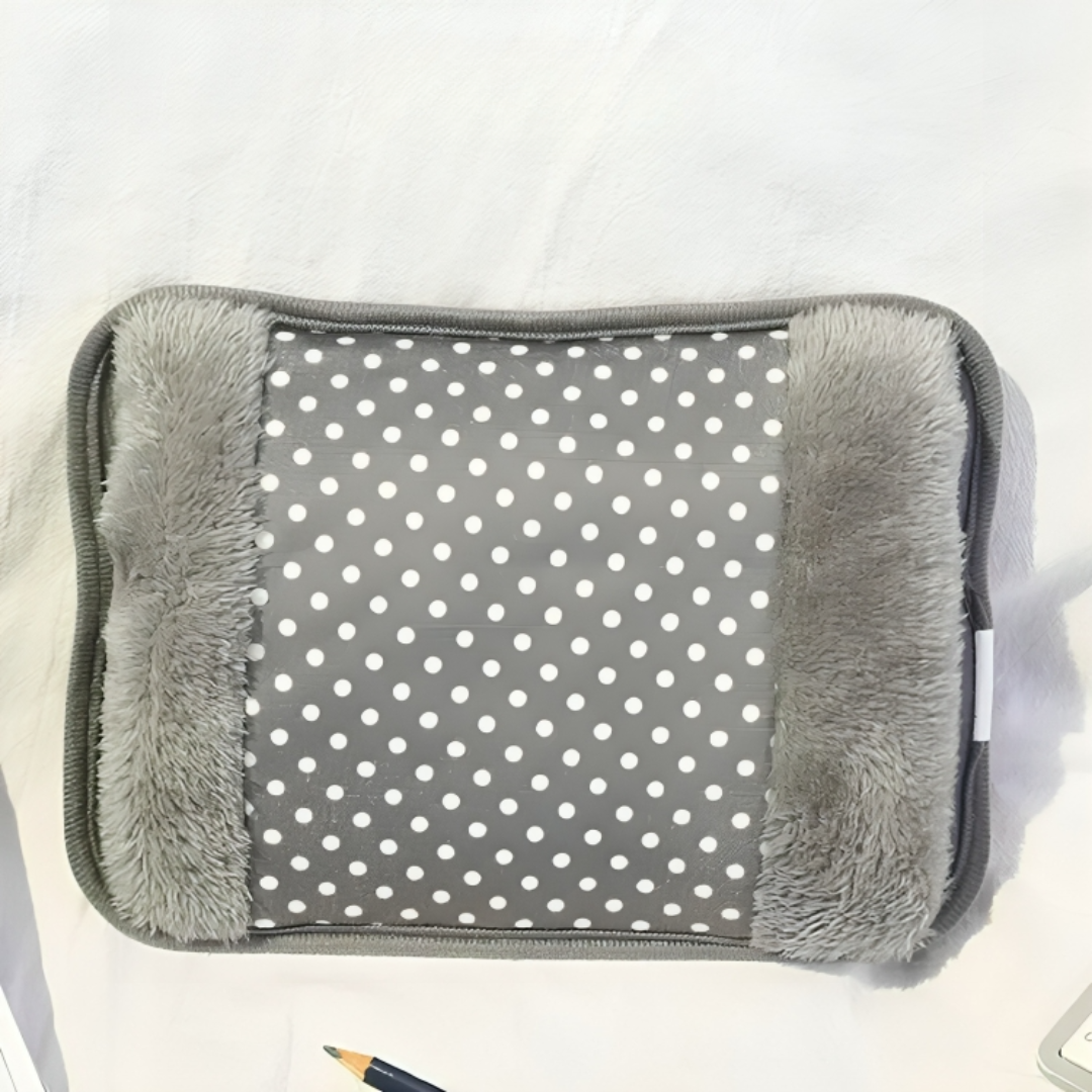 Almohadilla térmica eléctrica con función de calentador de manos: bolsa de calor recargable para estómago, manos y pies
