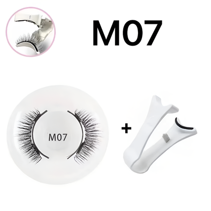Reusable Magnetic False Eyelashes with Precision Applicator for Natural Volume & All-Day Wear