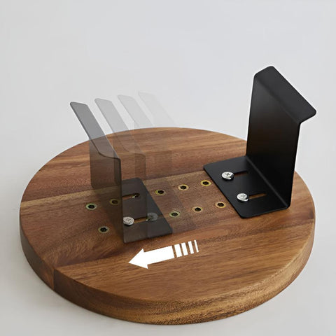 Sofara Armrest Tray Table - Solid Wood, Adjustable Design