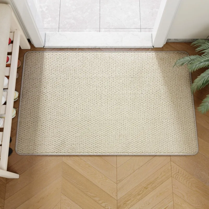 Indoor Outdoor Jute Look Doormat with Non-Slip Backing for Entryway Hall Porch Patio Balcony Veranda