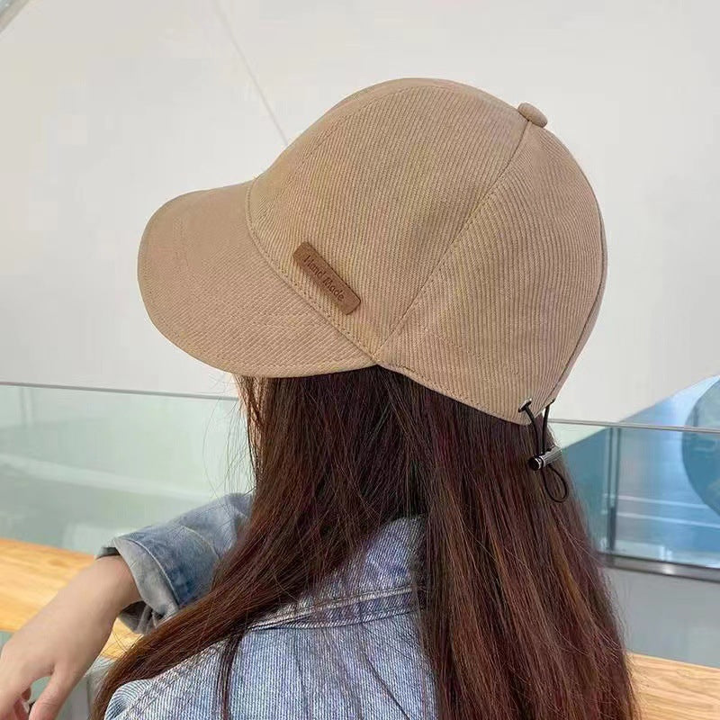 Women's Wide Brim Sun Hat – Foldable UV Protection with Adjustable Drawstring for Beach, Travel & Outdoor