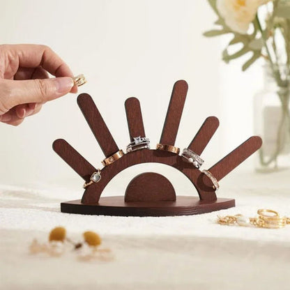 Dawn Jewelry Rack - High-Quality Wood, Elegant Six Column Design