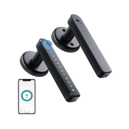 Biometric Door Lock with Fingerprint Scanner and Keypad Access for Keyless Entry