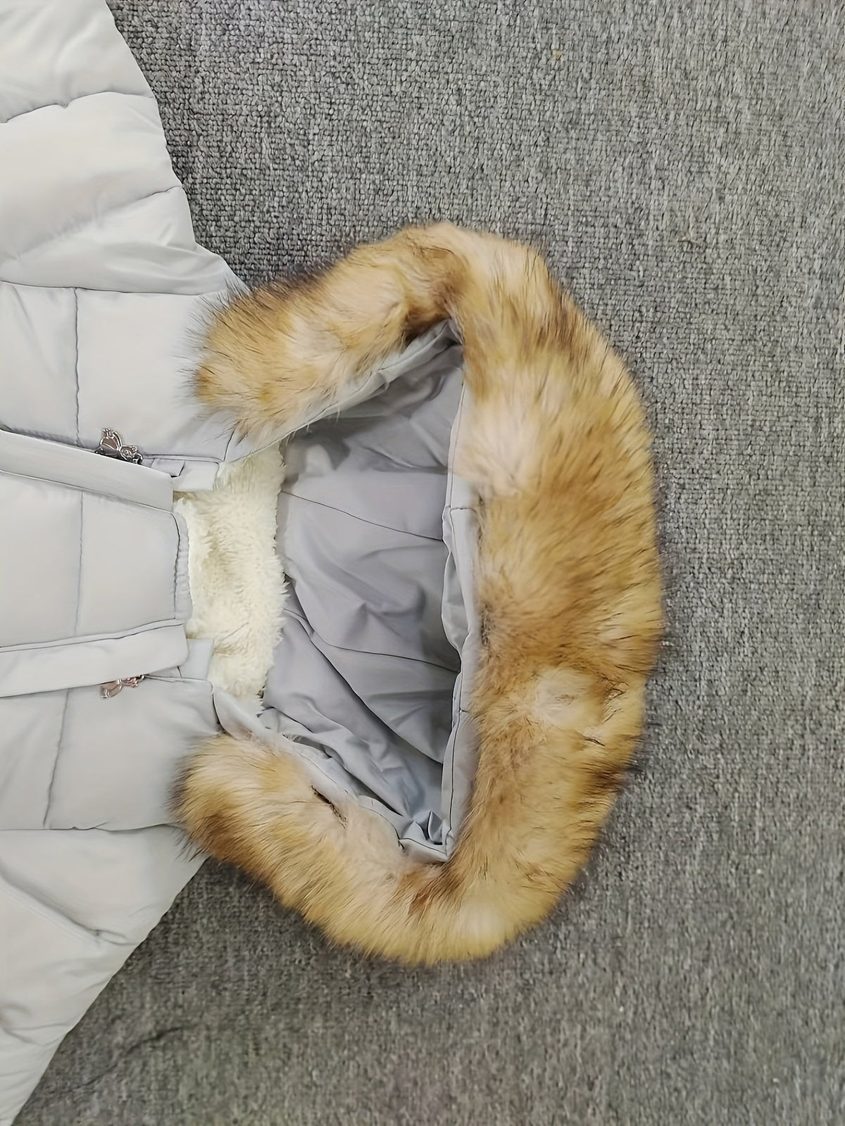 Hooded Infant Snowsuit with Quilted Insulation and Faux Fur Trim for Cold Weather Outdoor Adventures Baby Winter Bunting