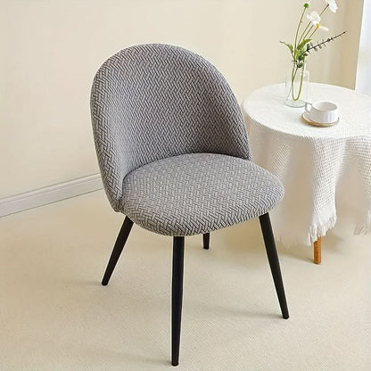 Stretch Dining Chair Slipcovers - Removable Washable Seat Protectors for Kitchen & Dining Room Furniture, Fitted Elastic Chair Covers for