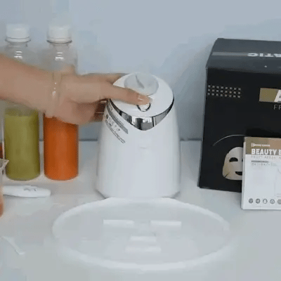 Máquina automática para hacer mascarillas faciales, 5 minutos, un solo botón