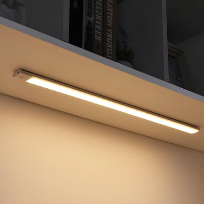 USB Rechargeable Motion-Activated LED Puck Light for Closets, Stairs & Hallways – Wireless Battery or USB Power, Magnetic Install, 3-Inch Ro